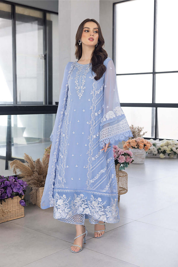 Simran 3PC Embroidered Lawn Suit for women