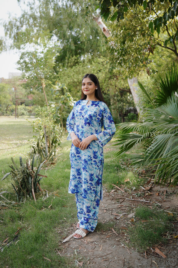 Sehar 2PC Soft Embroidered Lawn Dress